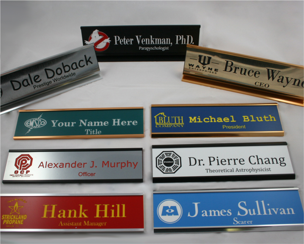 NAME PLATES